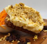 Carrot Raisin Bread W/ Icing